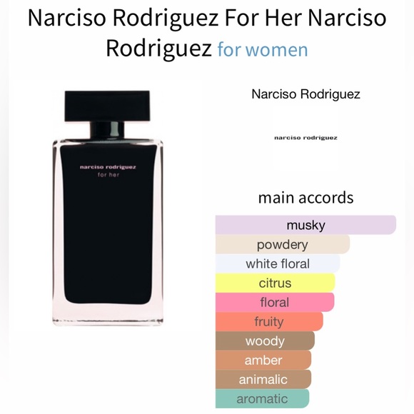 Narciso Rodriguez For Her eau de Toilette 1 oz (no box) - Picture 3 of 4